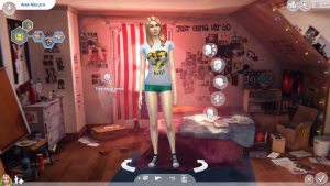 sims 4 modny piątek tło cas