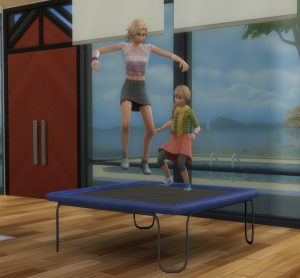trampolina the sims 4