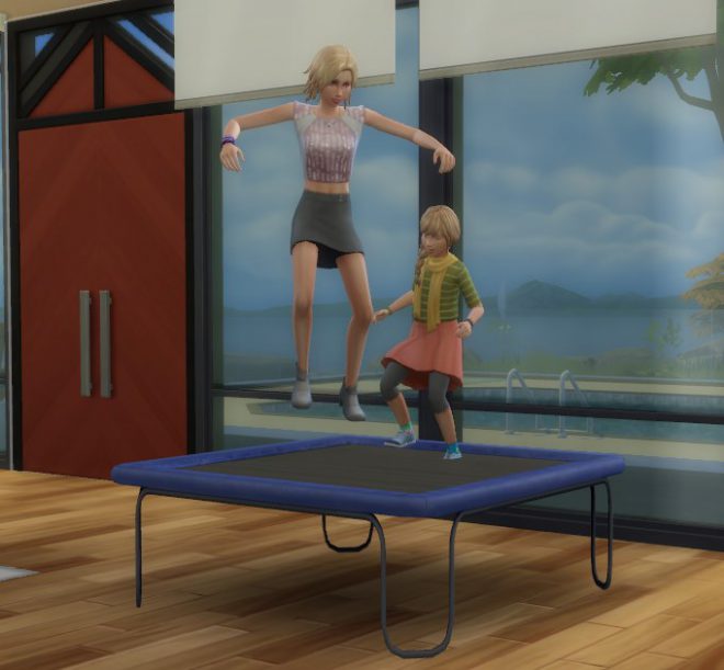 trampolina the sims 4