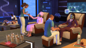 the sims 4 dzień w spa refresh reheat odświeżenie